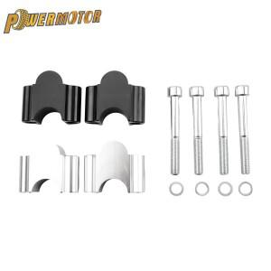 바이크 오토바이 핸들바 라이저 22/28mm ATV 모토크로스 액세서리용 범용 알루미늄 합금 리프트 어댑터 키