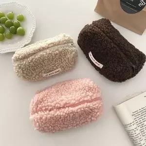 양털 뽀글이 파우치 화장품파우치 더스트백 필통