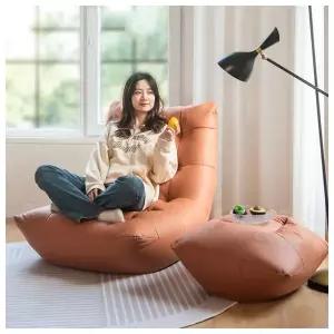 1인용 좌식소파+스툴 세트