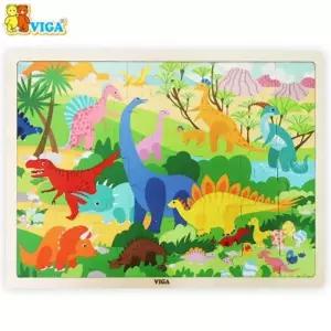 비가(VIGA) 48피스퍼즐 공룡세계 (V44584)그림 놀이 유아 아동 어린이 감각발달 완구 48