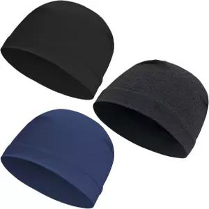남성용 Hovyjumz 3피스 코튼 해골 모자 여성용 케모 헤드웨어 경량 비니 수면 헬멧 라이너
