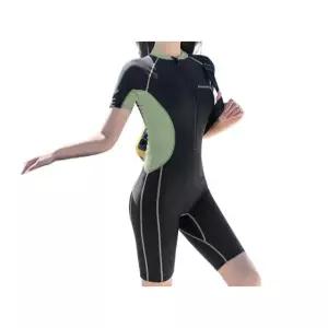 세트 실내수영복 홀터넥 패드 빅사이즈 블랙 반팔 수영복 모노키니 가슴 슬림 실내