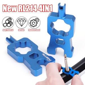 호환 휴대용 자전거 밸브 렌치  도로 다기능 슈레이더  프레스타 코어 분해 설치 도구  4 in 1