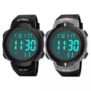 큰화면 부모님 어르신 남자 군대 디지털 전자 시계 디지탈 캐주얼 손목 패션손목 스포츠 방수손목