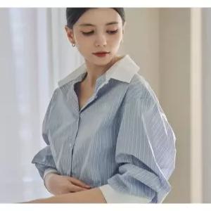 [숲][숲] 믹스드 스트라이프 셔츠 (SB2LSF2)