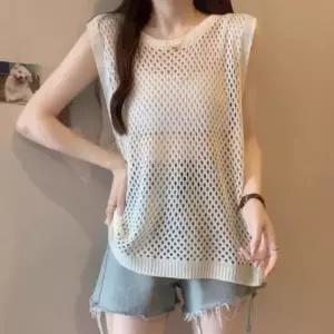 SBDSHSL 디자인 데일리조끼 시스루 베스트 패션 1184124