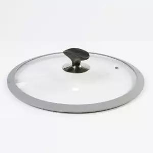 올비아 후라이팬 뚜껑 거치형 실리콘 냄비 26cm형겅 형냄비 덮개 주방용품 키친 조리 다용도 기름튀김 멀티