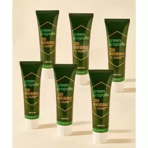 매장정품 MEDIAN 그린프로폴리스 고불소 치약 프레쉬민트 100g 6입