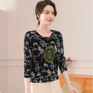 여사친 니트 스웨터 루즈핏 봄가을 긴팔 롱루즈핏 셔츠 티 우아 빈지 러블리 엄마룩 다올3