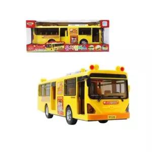 어린이 유치원 버스 장난감 자동차 미니카 작동완구