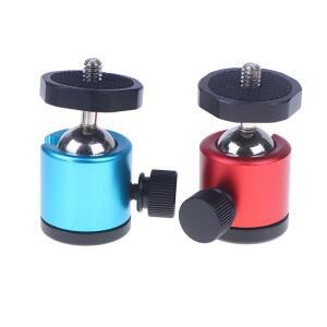 범용 호환 1/4인치 나사 삼각대 마운트 360포함 금속 미니 볼 헤드 1개 ° 휴대폰 LED 비디오 조명 마이크