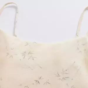 손오천 데일리룩 마 봄여름 탑 민소매 블라우스 나시 끈 여성용 면 이너 빈티지 KUK2