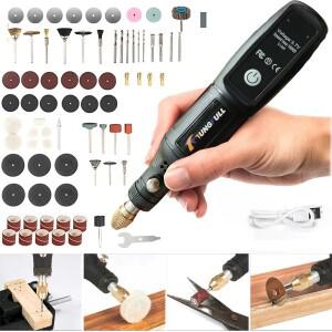 미니 드릴 USB 무선 로타리 도구 목공 조각 DIY 펜 Dremel 쥬얼리 금속 유리 전기