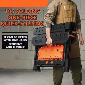 휴대용 접이식 작업대, 톱 테이블, DIY 다기능 도구 푸시