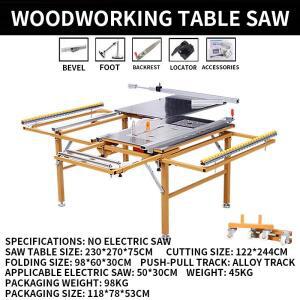 다기능 접이식 목공 푸시 테이블 톱, 휴대용 정밀 기계 작업대,  유형