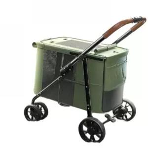 강아지 유모차 소형견 접이식 애견 웨건 펫카트 폴딩 경량형