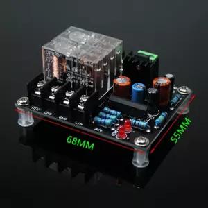 UPC1237 스테레오 스피커 지연 보호 보드 듀얼 Omronn 릴레이 AC 12V-18V 300W+300W
