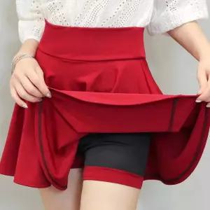 미니 플리츠 샤 스커트 짧은 치마 여성 기본 여름 반바지 패션 다목적 학교 주름 캐주얼 스케이터 플러스