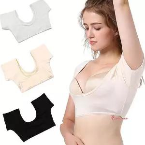 겨땀속옷 여성용 여자 패드 웨어 빅사이즈 이너 방지 땀흡수 숏탑 겨드랑이ghi234