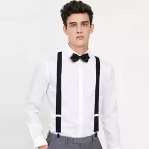 캐주얼 정장 성인용 여자 멜빵 코디 스타일링 촬영 남자 캐쥬얼 멜방 웨딩 셀프 서스펜더