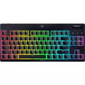 Razer BlackWidow V4 Low Profile TKL HyperSpeed Wireless Gaming Keyboard: Yellow Mechanical Switches