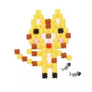 유니 블럭 고양이 X3개 디폼 미니 9mm 블록 놀이 완구