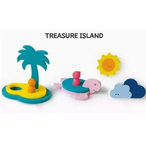 유아 목욕놀이 입체 블록 트레저아일랜드 퍼즐 장난감