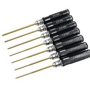 RMWIN-육각형 1.5/2.0/2.5/3.0Mm RC 헬리콥터 드론 항공기 모델 수리용 정밀 드라이버 키트-육각 도구 세트