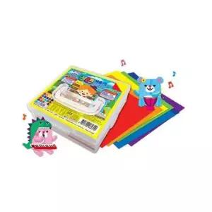 [문구/오피스] 포함 홀로그램 양면 50색 500매 어린이집 학알접기 색종이 종이별접기 교육 케이스