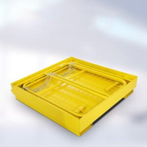 접이식 지게차 안전 케이지가  가드레일이 유인 플랫폼 고고도 야외 보수