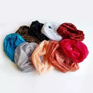 다용도 펄 포인트 원통형 신축성 멀티스카프 스카프 자전거두건