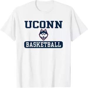 코네티컷 허스키스 농구 로고 공식 라이선스 티셔츠 스몰