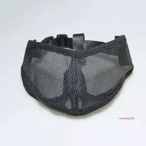 강아지 통기성 입마개 조절형 물림방지 훈련 소프트 마스크def481