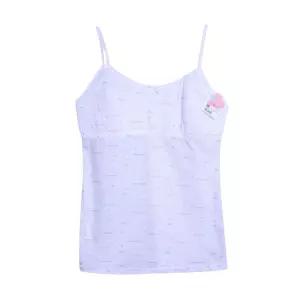 주니어 끈나시 어린이 순면 브라런닝 2매 학생 편안한 10대 여자아이 속옷