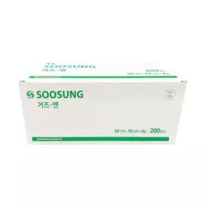 의료용 상처보호 수성 거즈 10x10cm 4겹 200매