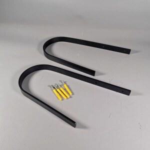 스노우보드거치대 스노보드거치대 매장 데크 68cm 블랙 선반 2쌍 보관 정리 보드거치대