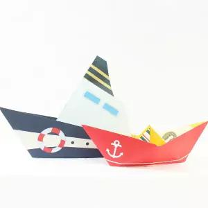 양면 종이접기 배 만들기 종이배 20매 세트 대