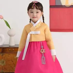 [보리보리/예가한복]WN7011 유채나래 여아한복/아동한복