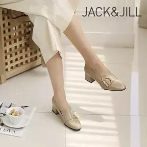 [잭앤질] 빅사이즈 5cm 진주버클 펌프스(J-09505BIG)
