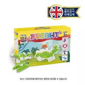 [몰펀] 5in1 브라이트 라이트그린 (3세+) 단품 STEM 과학교구 블록 블럭