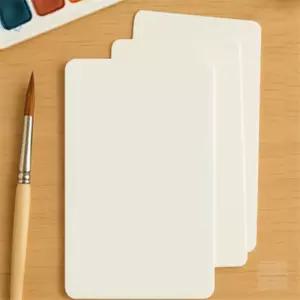 HAPPYJANUARY 캘리그라피 무지 엽서 100개 5.5X9CM 캘리그라피수채화엽서