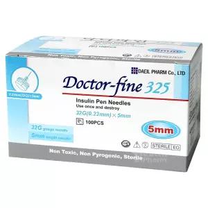 대일제약 닥터파인 325 펜니들 32G 5mm 100개입/멸균주사침 주사바늘 의료기기