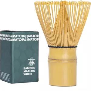 전통 일본 말차 거품기 100가지 수제 대나무 차센 차 의식용 가루 필수 도구