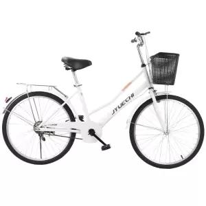 여성 통근 자전거 경량 바구니포함 26인치 실용형