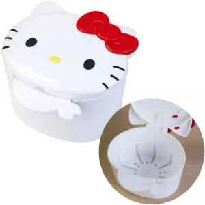 헬로키티 틀니 마우스피스 치아 교정기 세척통 케이스 리테이너 틀니보관통