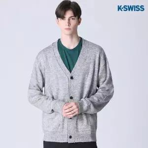 [케이스위스][케이스위스(K-SWISS)] 울블렌디드 베이직 Y넥 가디건