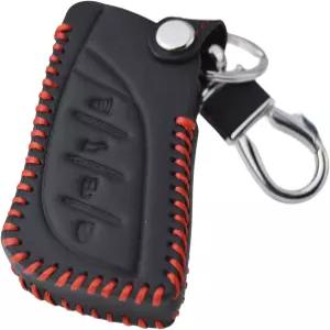 렉서스 ES300h LC500h LS500h NX350 GX460 RX350 수제 스티칭 가죽 리모컨 커버 케이스