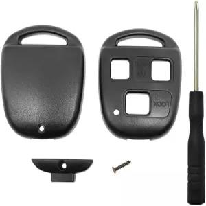 Lexus ES GS GX용 호란데 키리스 엔트리 리모컨 교체 포브 케이스 쉘 핏은 LS LX RX SC 커버 케이스(블랙