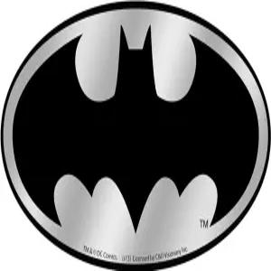 C D 비전리 라이선스 제품 DC 코믹스 배트맨 로고 크롬 스티커