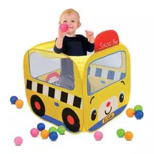 노란 스쿨버스 아기볼풀 볼풀공 어린이 아기놀이 아지트 볼텐트